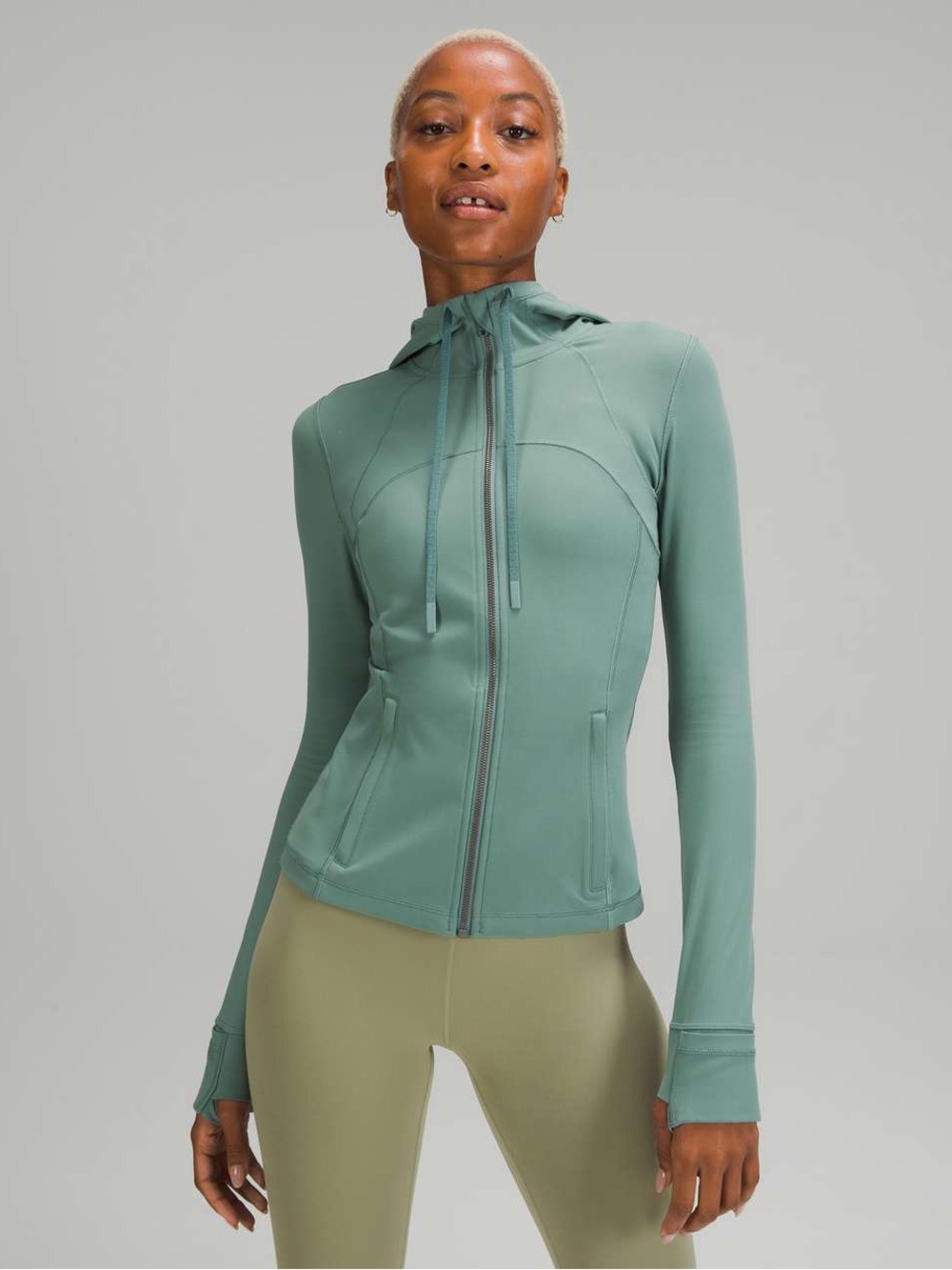 lululemon Hooded Define Jacket in Tidewater Teal